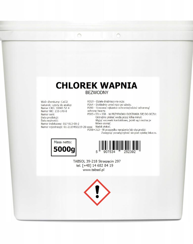 Chlorek wapnia hurt