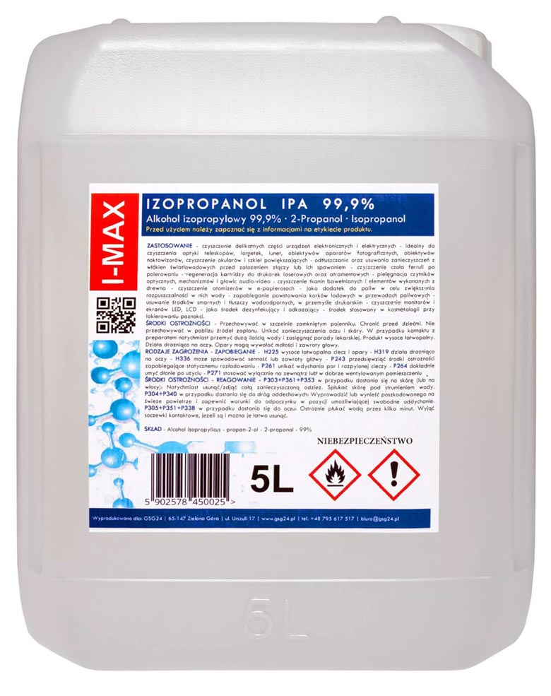 Izopropanol - alkohol izopropylowy producent