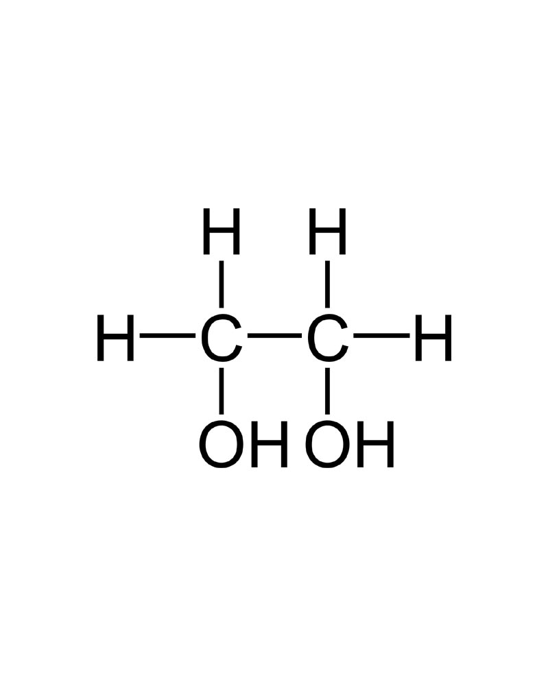 Glikol etylenowy wzór