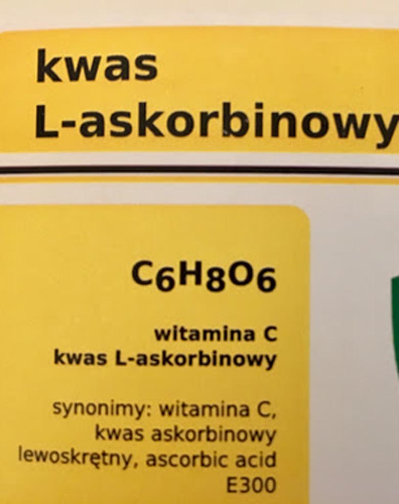 Kwas asporbinowy - witamina C dostawca